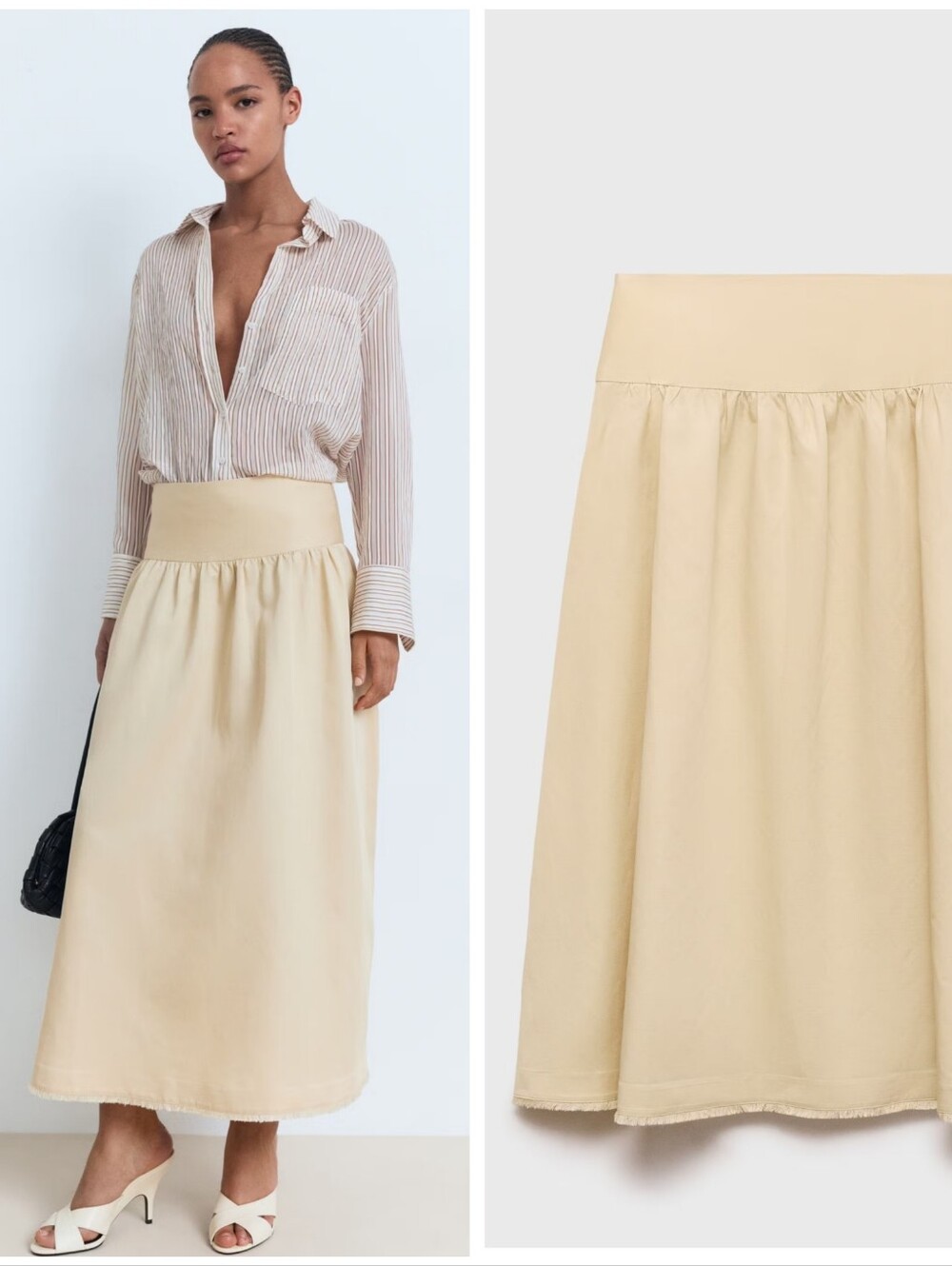 MANGO Maxi Skirt